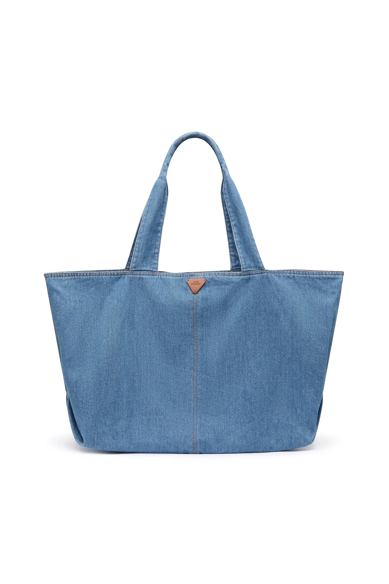 Synergy Denim Tote sold by Aje