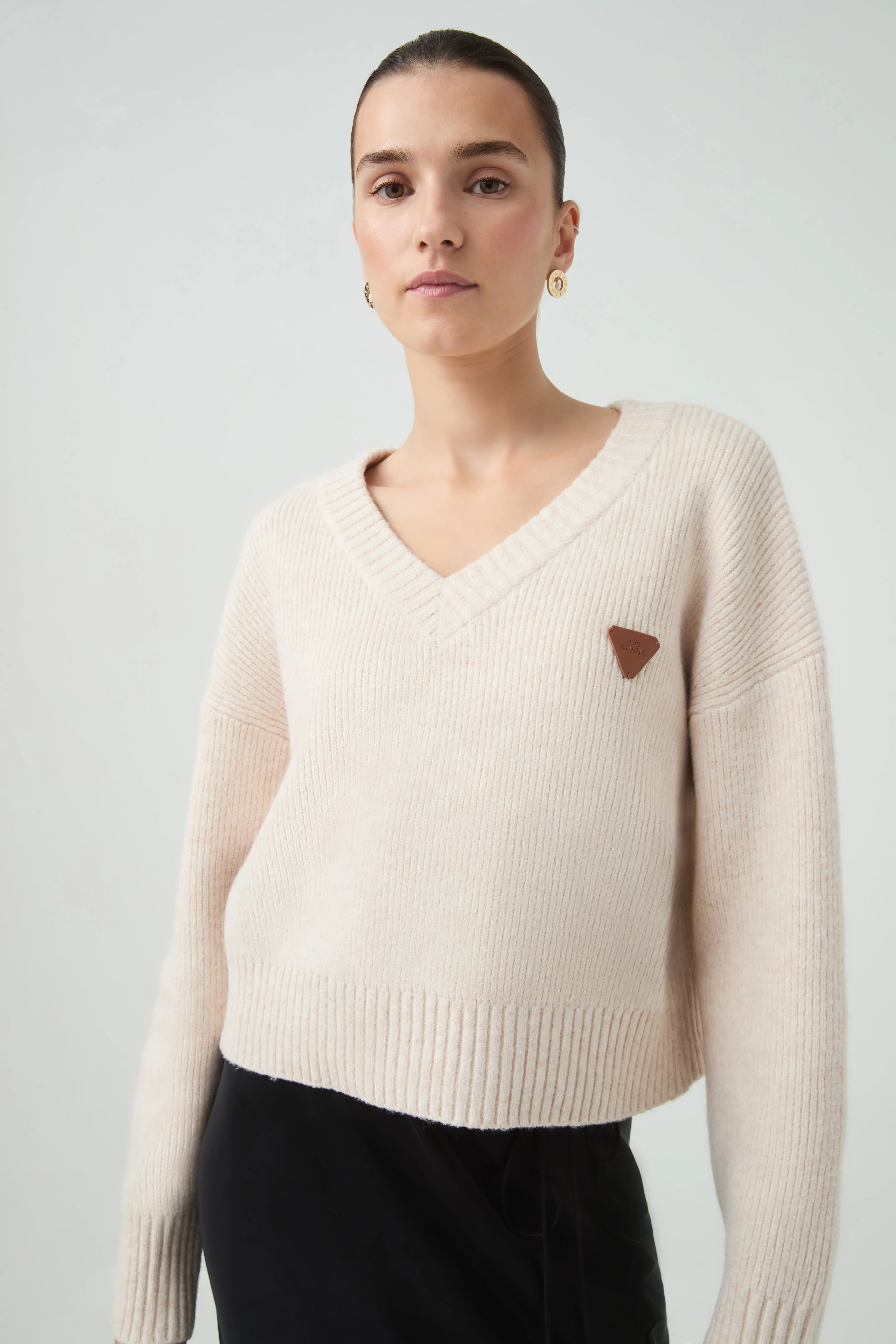 Hudson Cropped Jumper sold by Aje