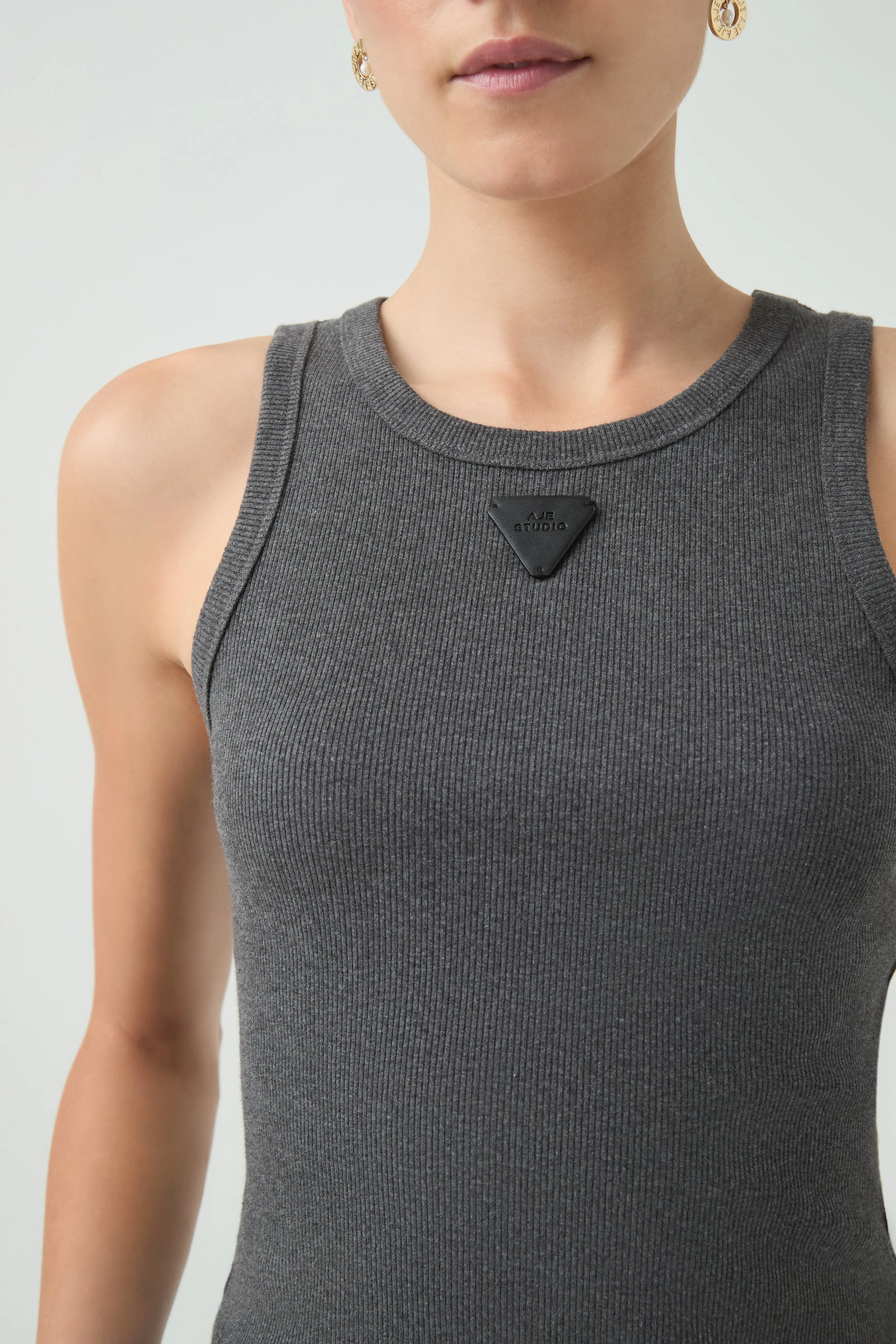 Cowrie High Neck Tank sold by Aje product image thumbnail 4