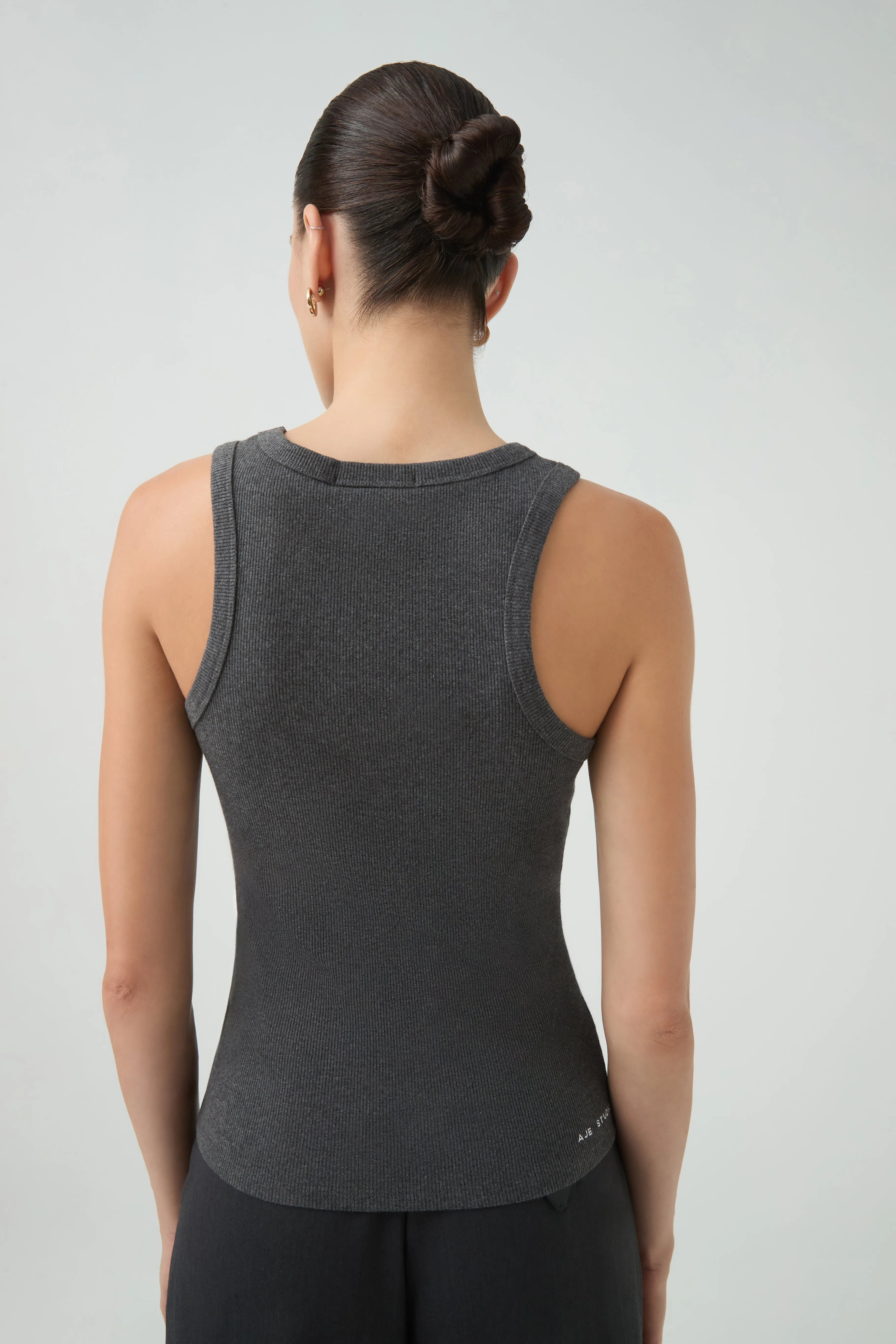 Cowrie High Neck Tank sold by Aje product image thumbnail 5