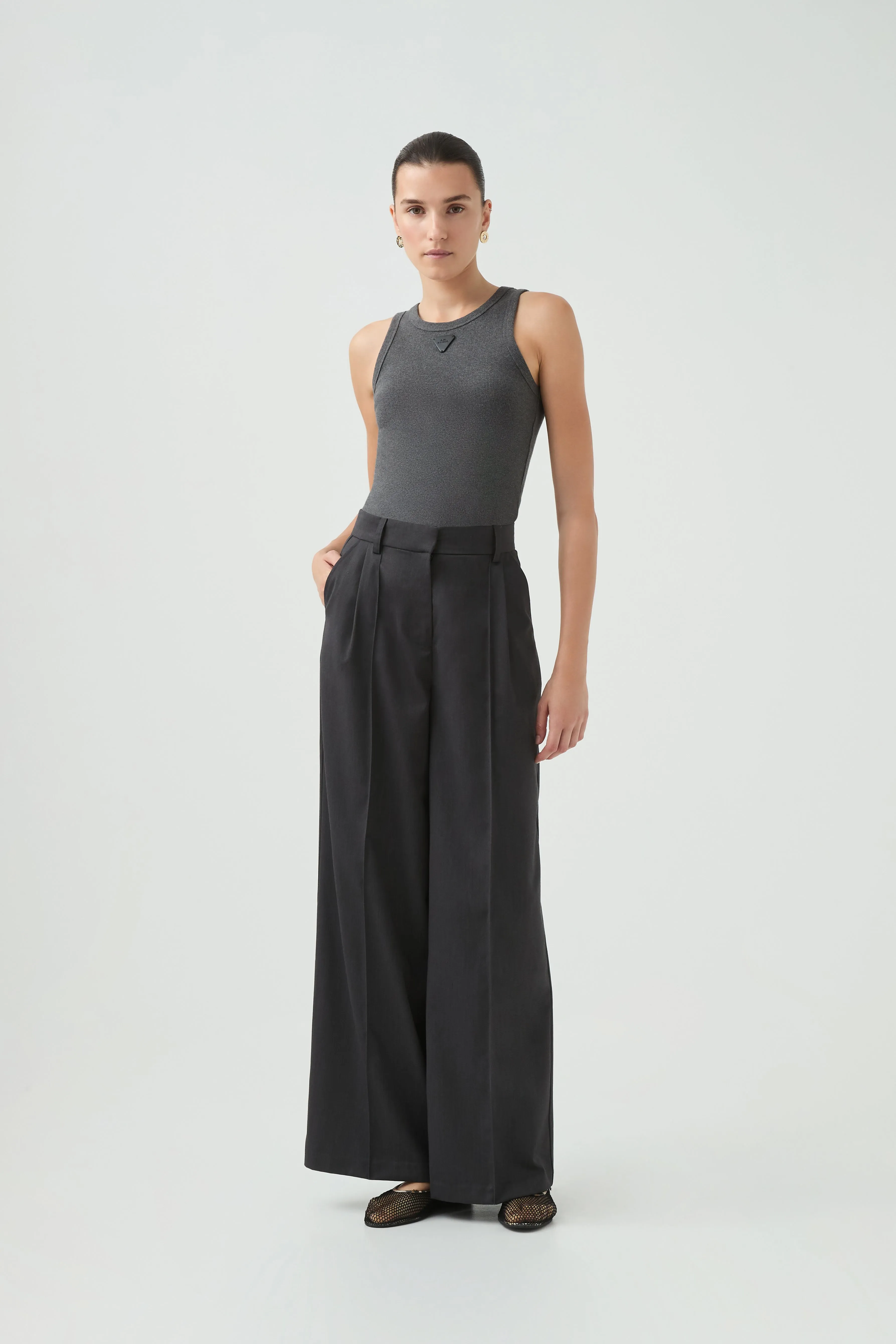 Cowrie High Neck Tank sold by Aje product image thumbnail 3