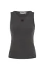Cowrie High Neck Tank sold by Aje