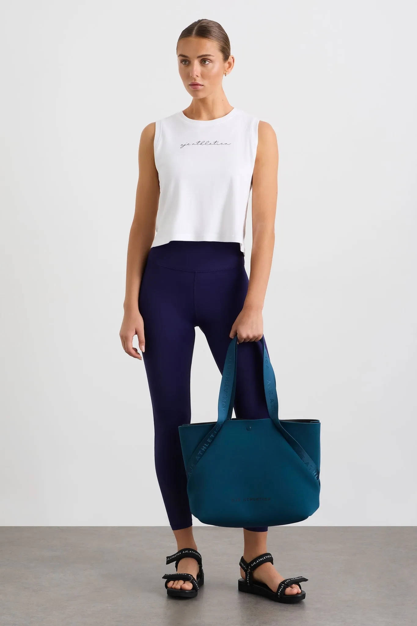 Gathered Keyhole Crop Tank 145 sold by Aje product image thumbnail 3