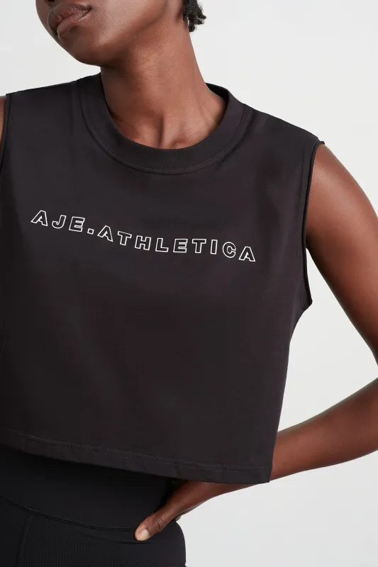 Embossed Crop Tank 106 sold by Aje