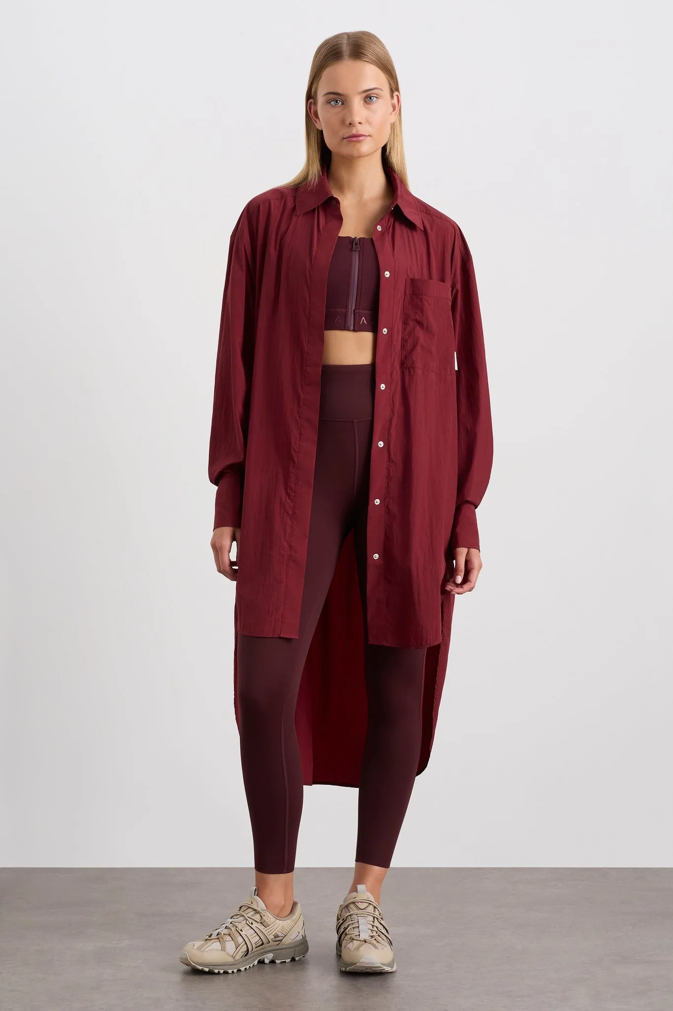 Longline Windbreaker Shirt 438 sold by Aje product image thumbnail 4
