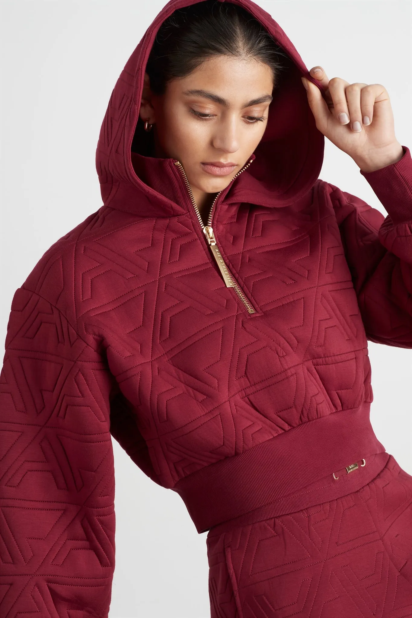 Quilted Scuba Hoodie 729 sold by Aje product image thumbnail 4
