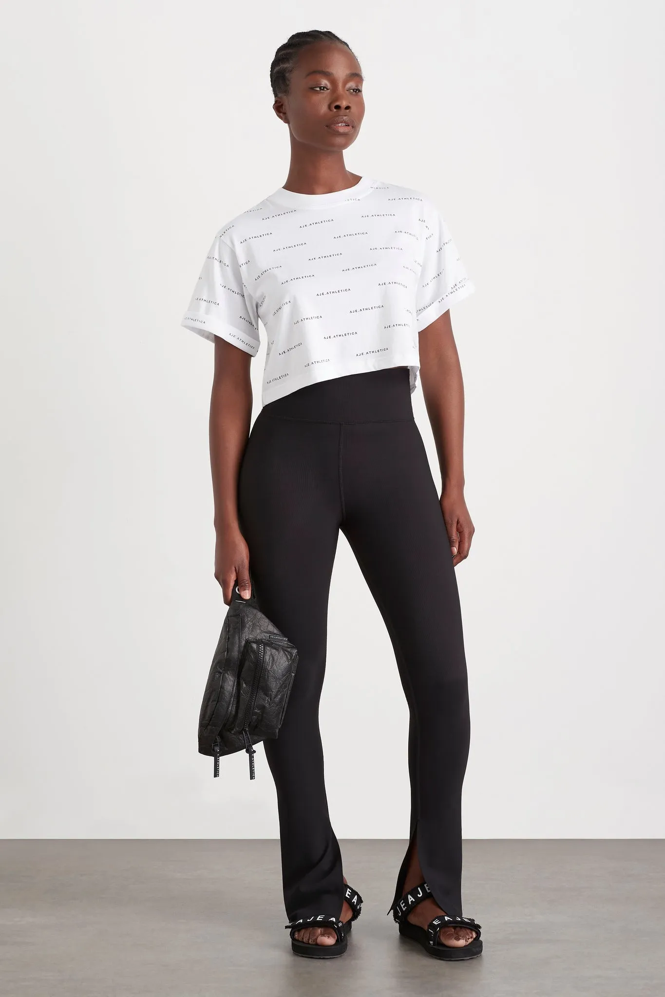 Spotty Logo Crop T-Shirt 105 sold by Aje product image thumbnail 4