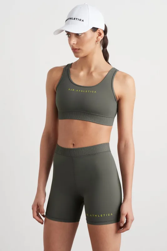 Pintuck Effect Sports Bra 327 sold by Aje