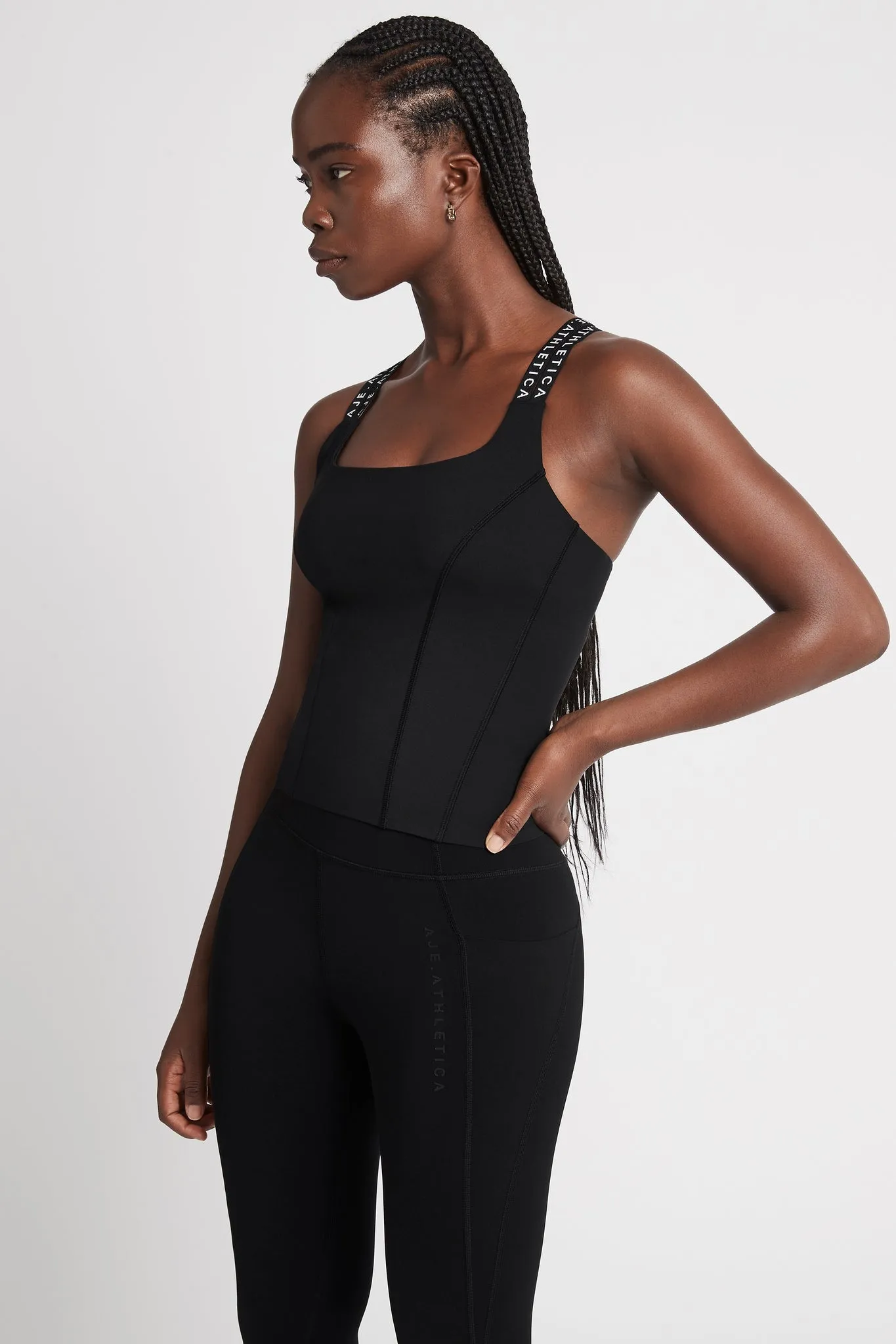 Cross Back Logotape Tank 123 sold by Aje product image thumbnail 4