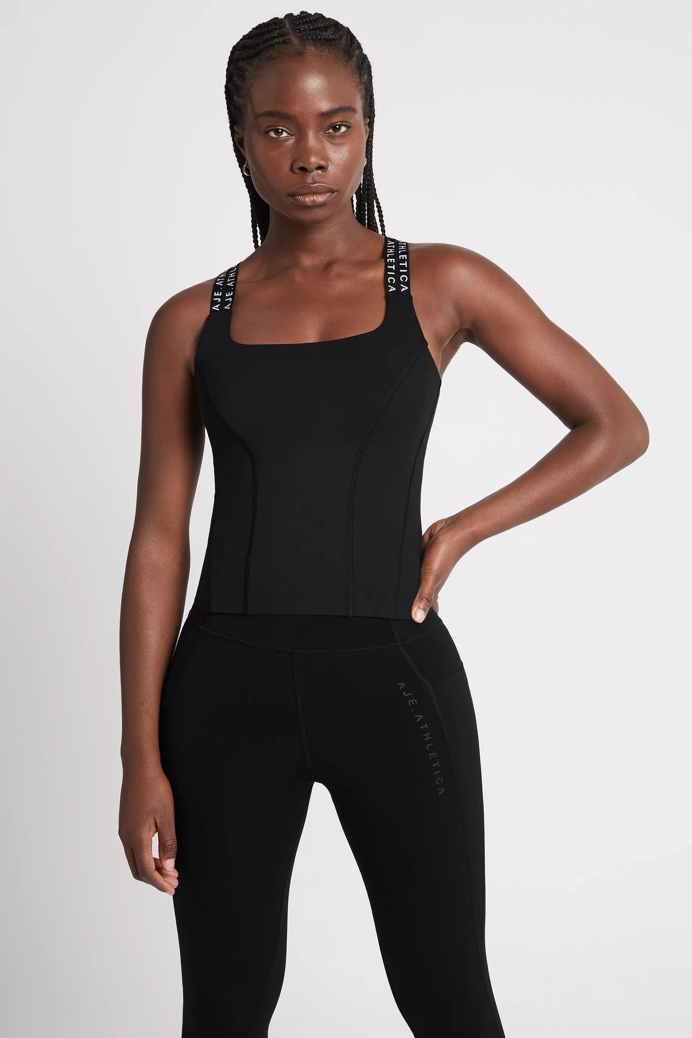 Cross Back Logotape Tank 123 sold by Aje product image thumbnail 3