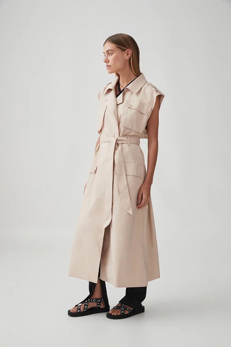 Sleeveless Belted Trench 703 sold by Aje product image thumbnail 5