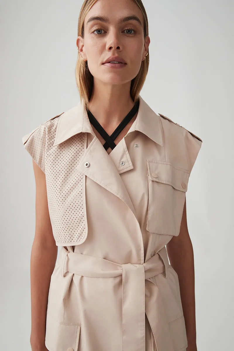 Sleeveless Belted Trench 703 sold by Aje product image thumbnail 4