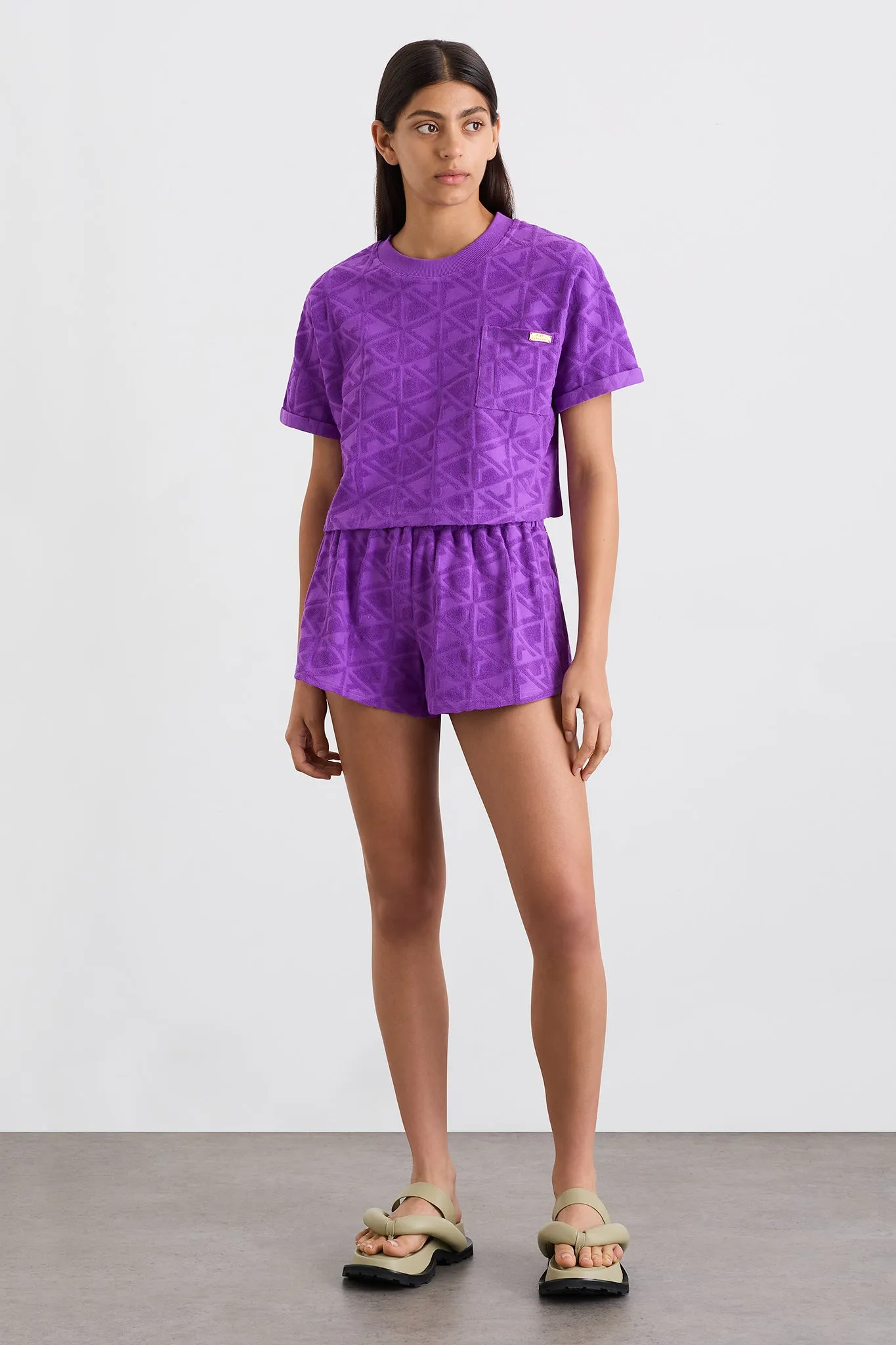 Terry Cropped Tee 416 sold by Aje product image thumbnail 3