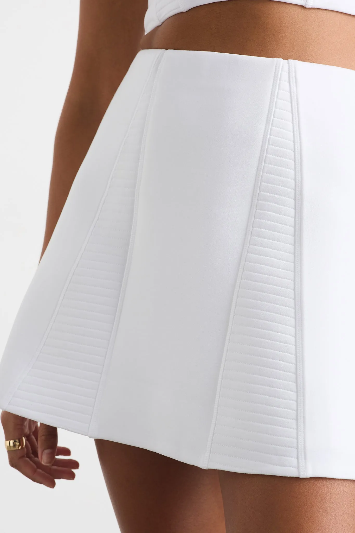 Ottoman Scuba Skirt 627 sold by Aje product image thumbnail 4