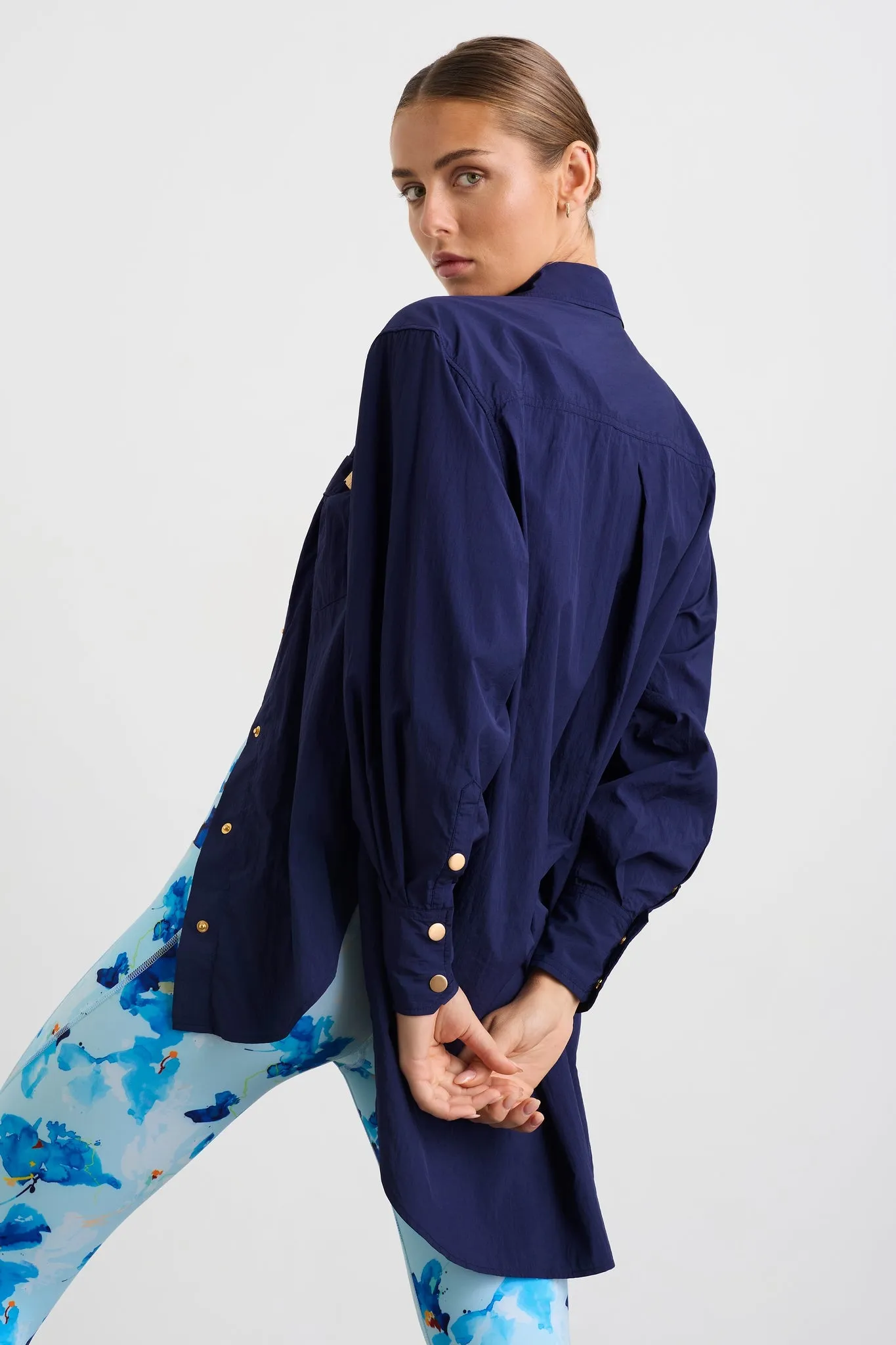 Side Split Windbreaker Shirt 406 sold by Aje product image thumbnail 5