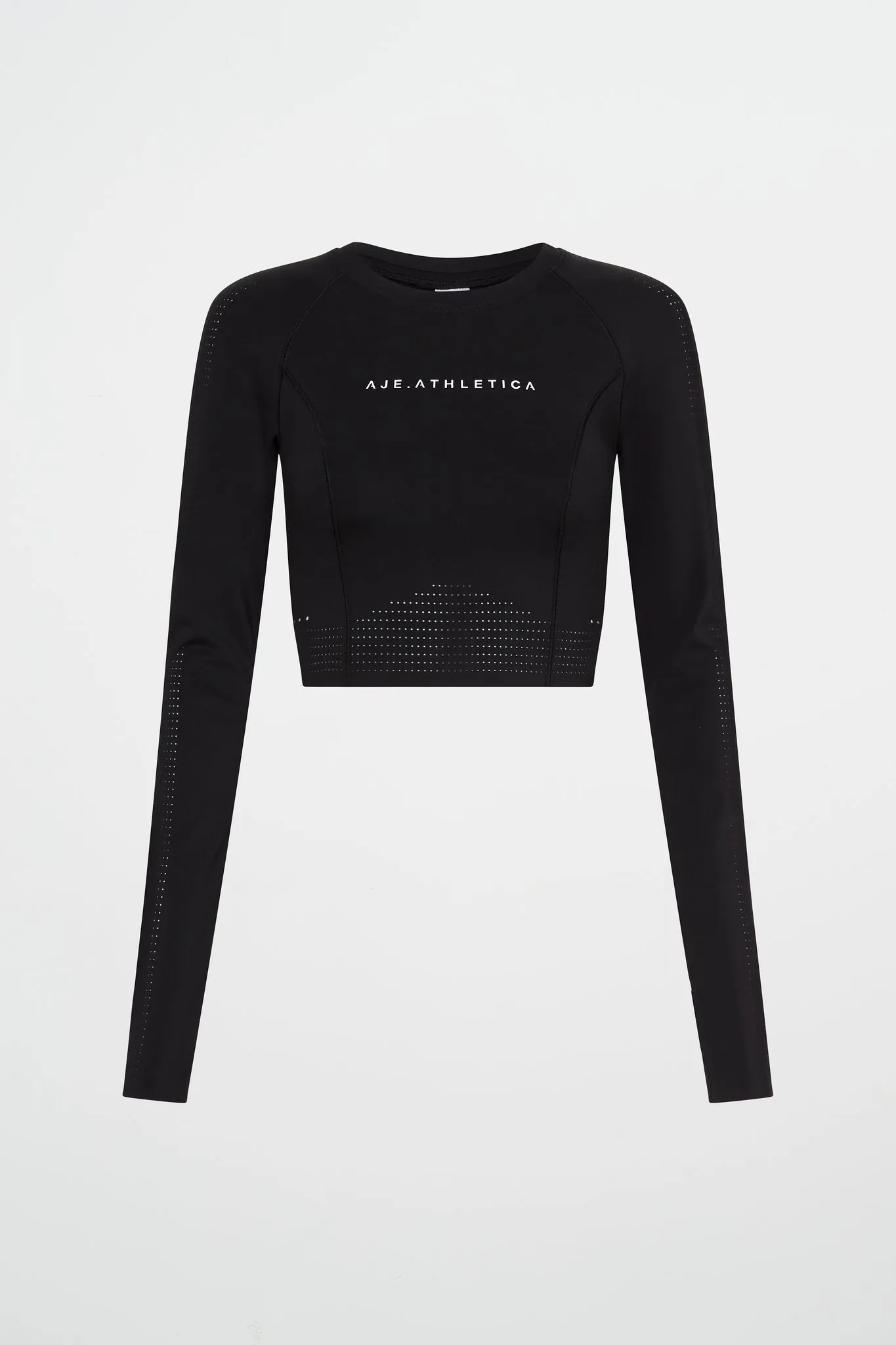 Perforated Long Sleeve Crop Top 340 sold by Aje product image thumbnail 2