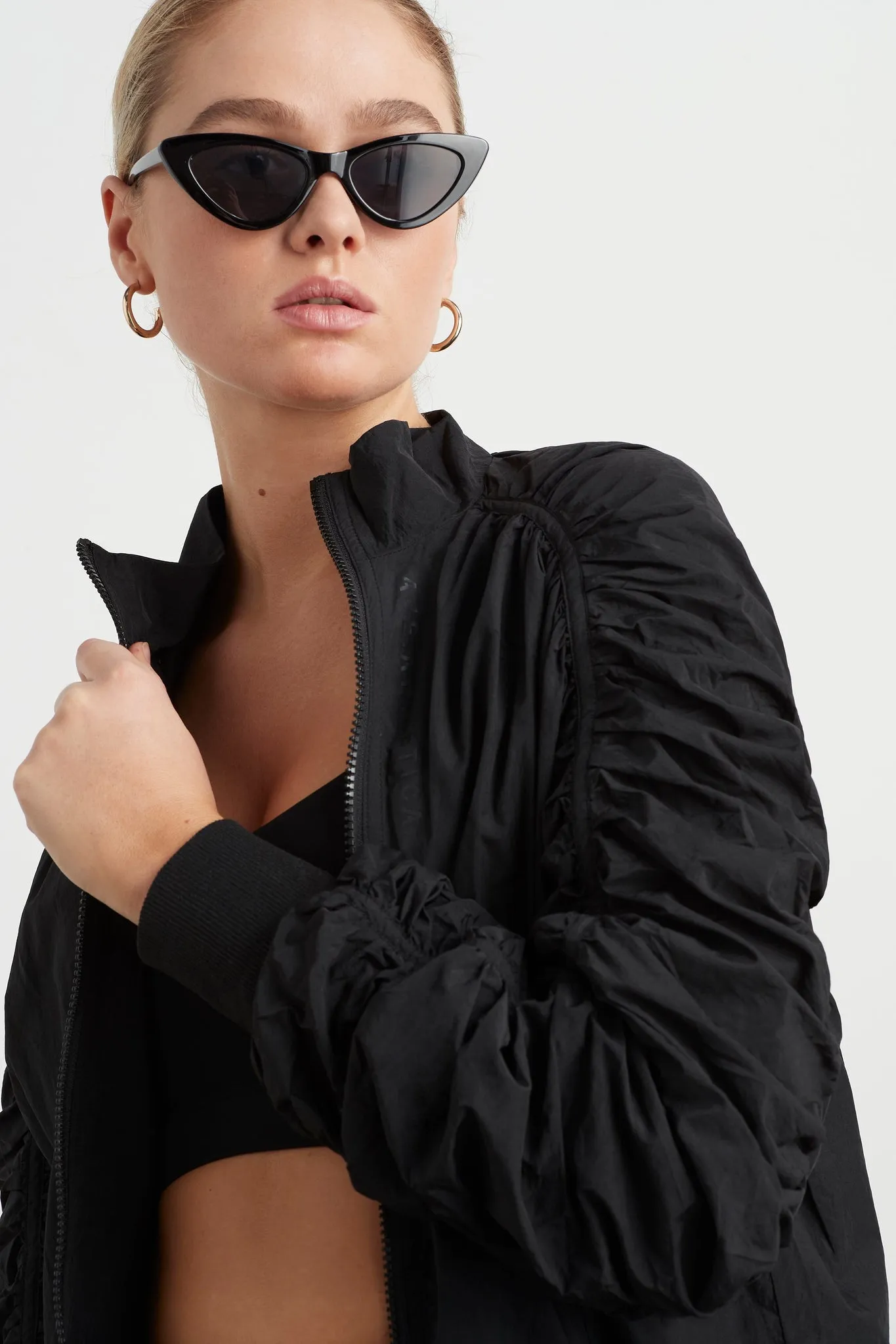 Ruched Hood Spray Jacket 736 sold by Aje product image thumbnail 4