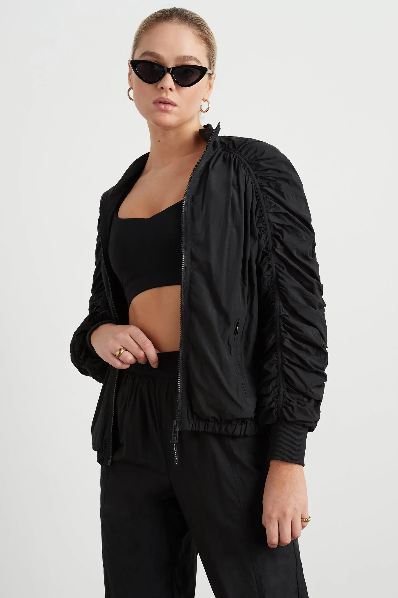 Ruched Hood Spray Jacket 736 sold by Aje