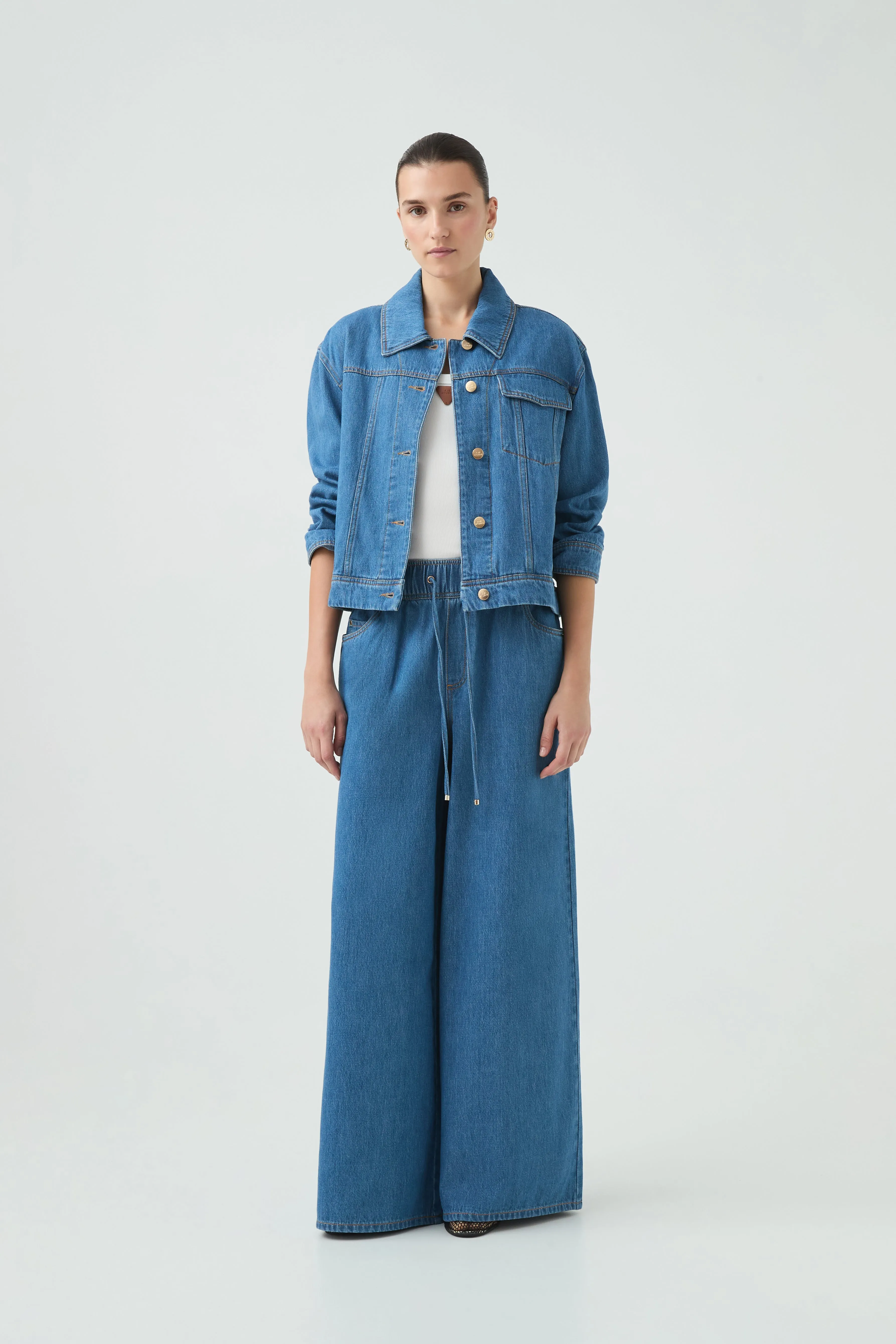 Sunray Denim Jacket sold by Aje product image thumbnail 3