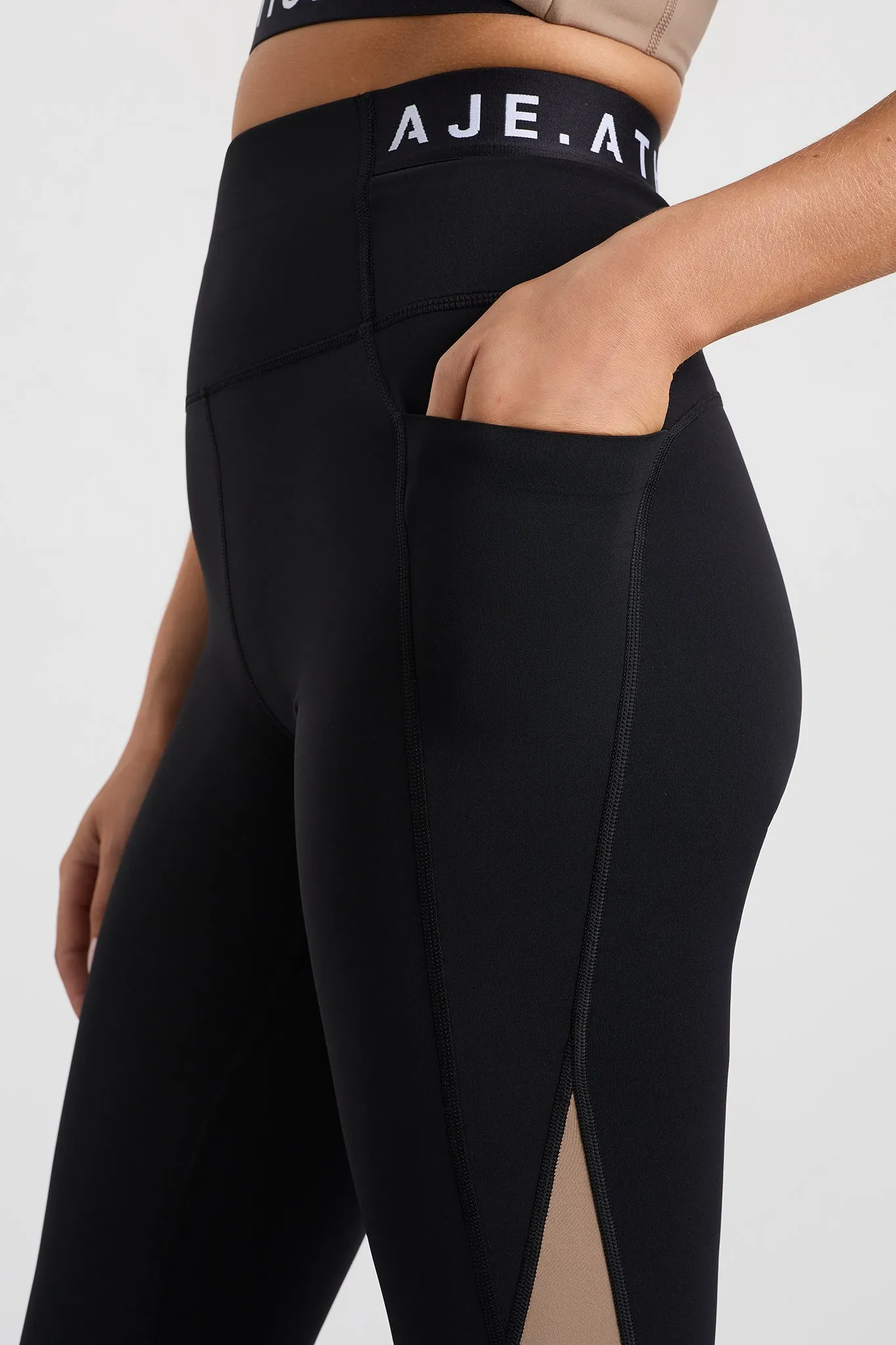 Full Length Logo Leggings 204 sold by Aje product image thumbnail 4