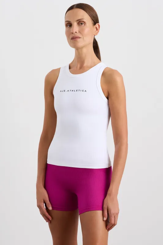 Ribbed Racer Singlet 810 sold by Aje