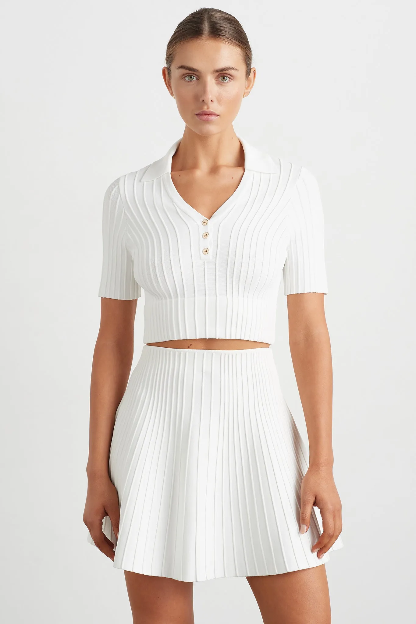 Knitted Polo Top 341 sold by Aje product image thumbnail 5