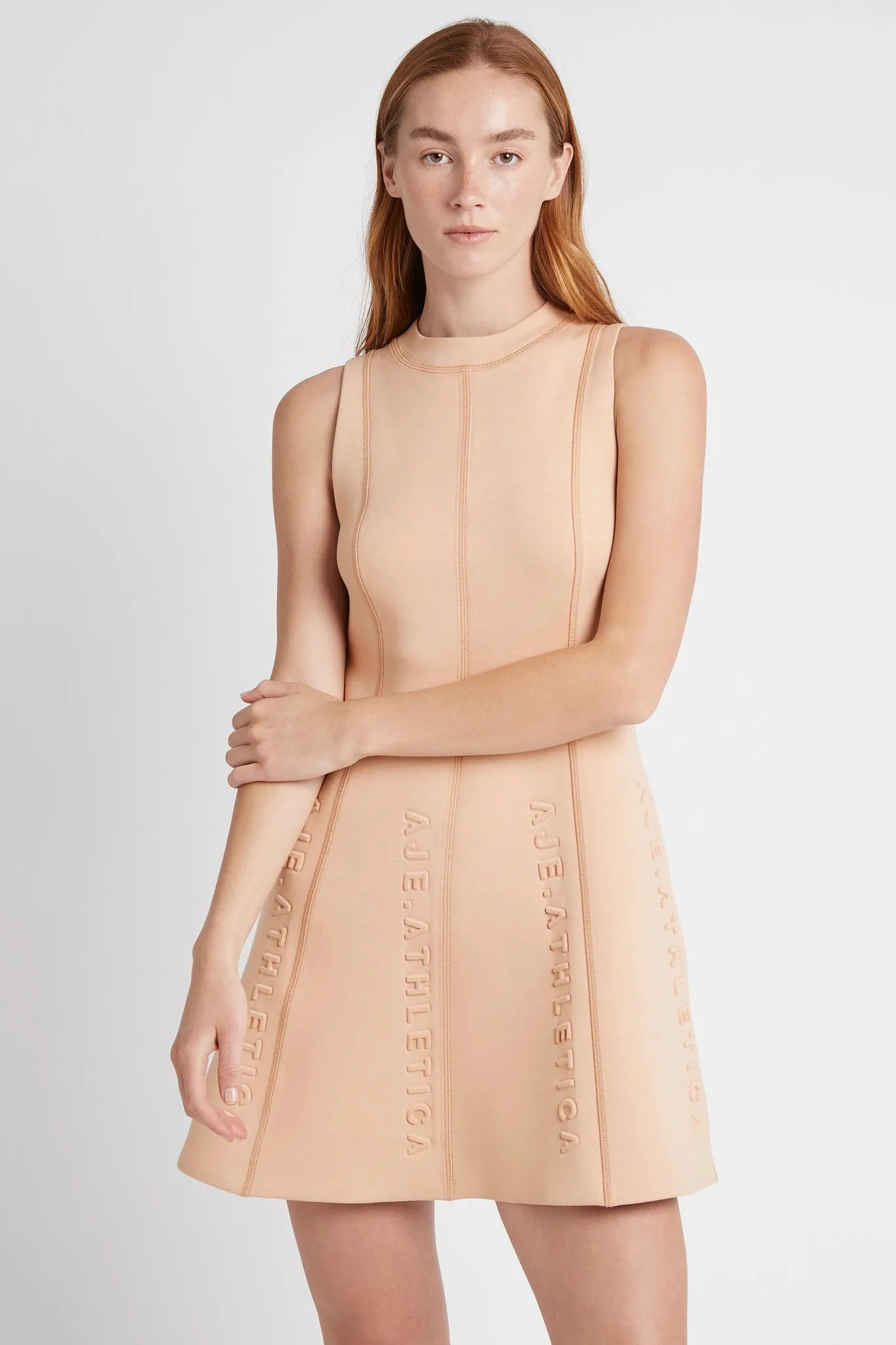 Signature Logo Spacer Knit Mini Dress 802 sold by Aje product image thumbnail 3