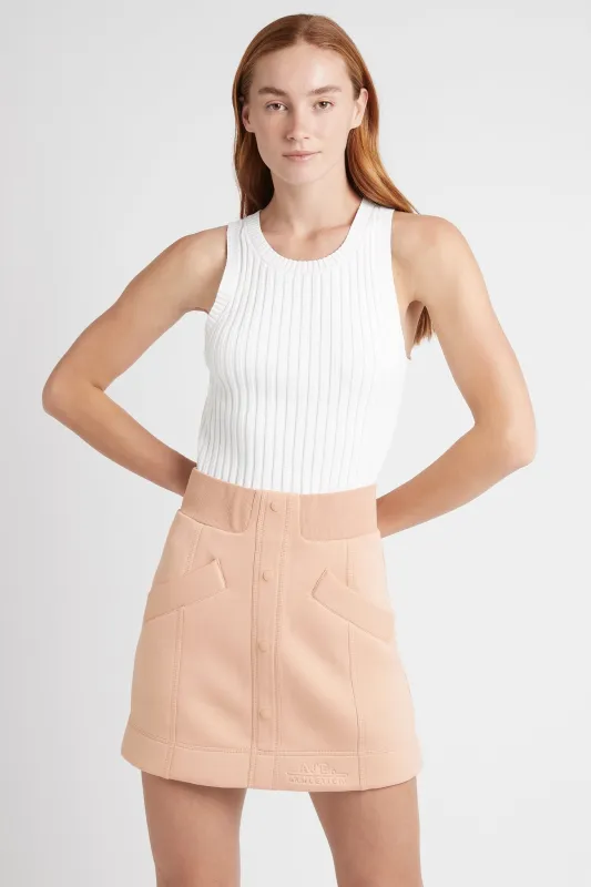 Classic Spacer Knit Mini Skirt 609 made by Aje