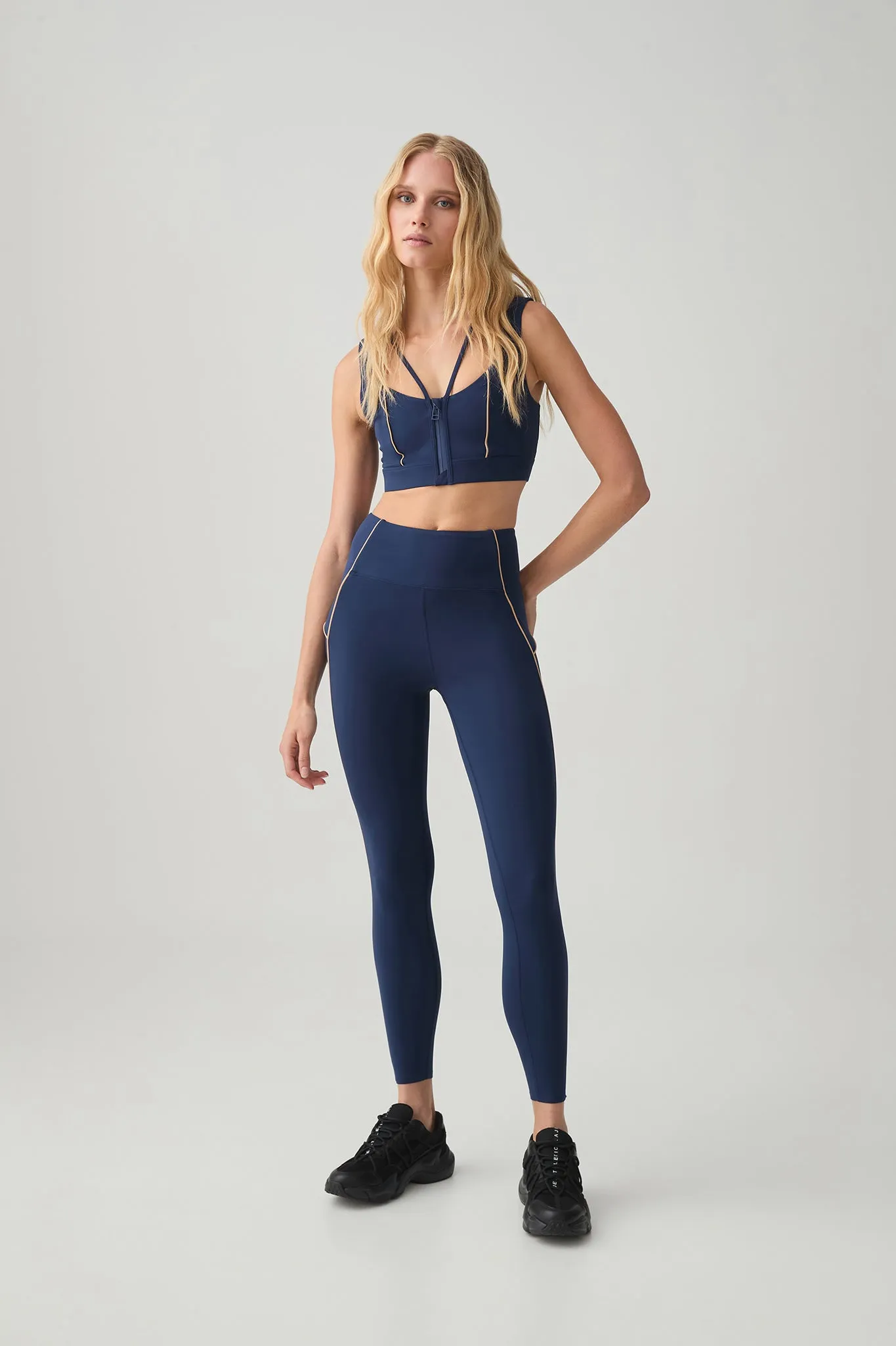 Contrast Piping Ankle Length Legging 203 sold by Aje