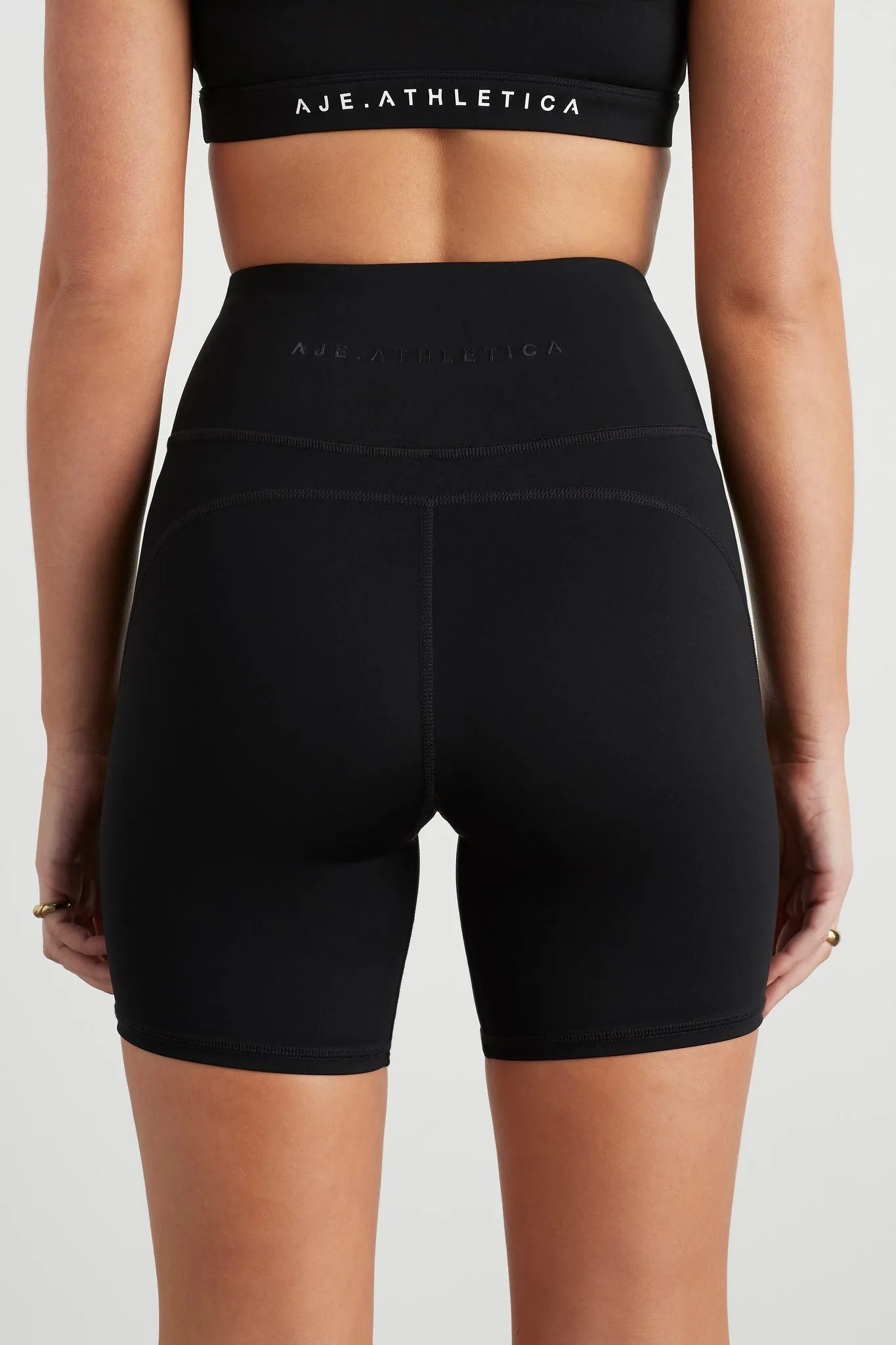High Rise Mesh Detail Bike Shorts 203 sold by Aje product image thumbnail 5