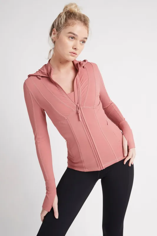 Hooded Zip Up Jacket 709 sold by Aje