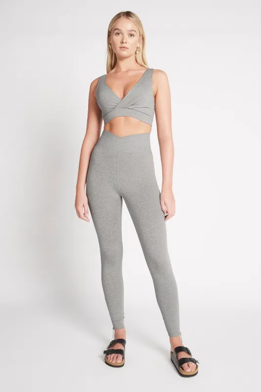 High Rise Crossover 7/8 Zip Legging 214 sold by Aje