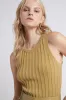 Hydra Racer Knit Ribbed Top sold by Aje