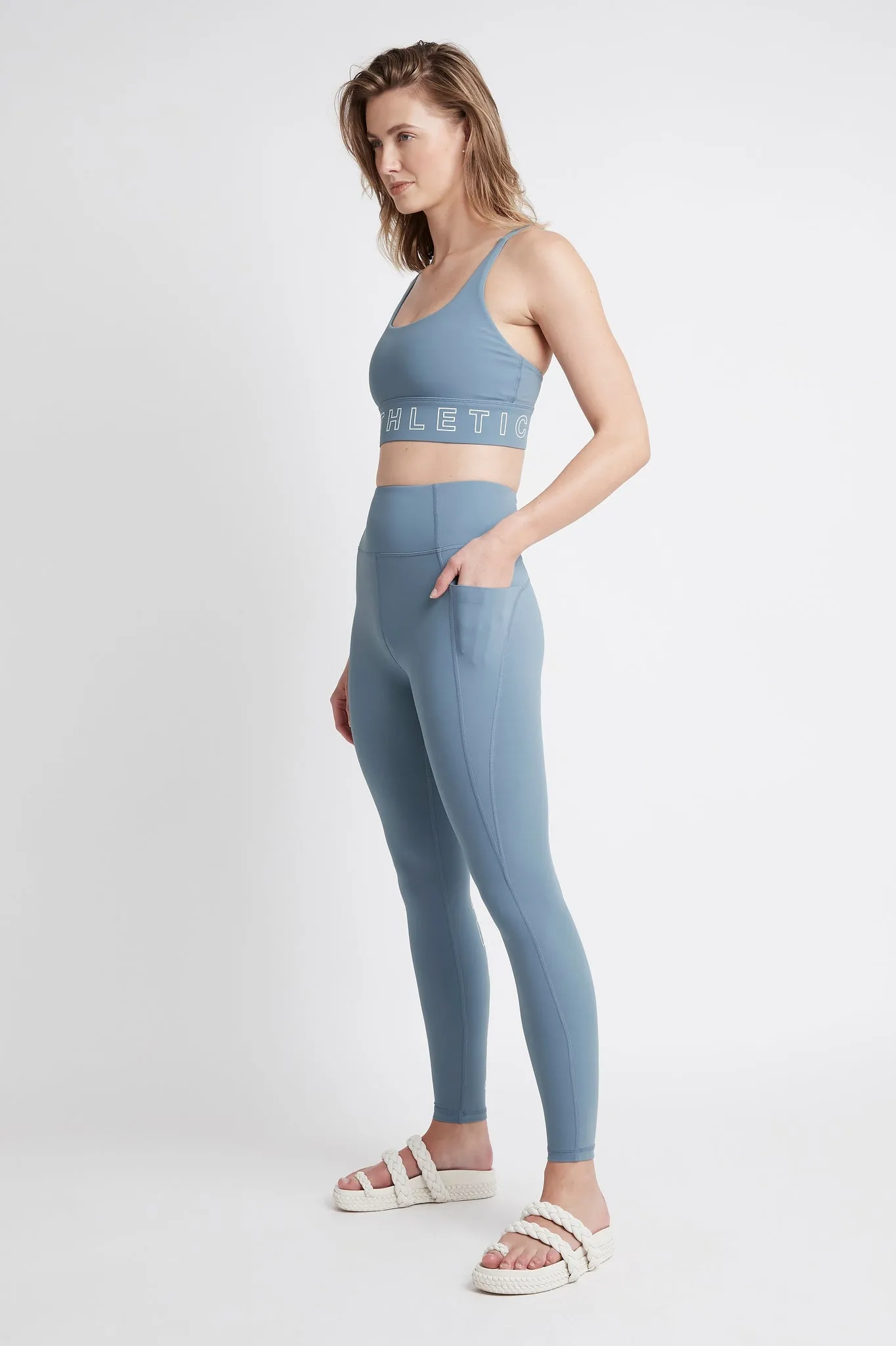 High Rise Logo Full Length Legging 206 sold by Aje product image thumbnail 5