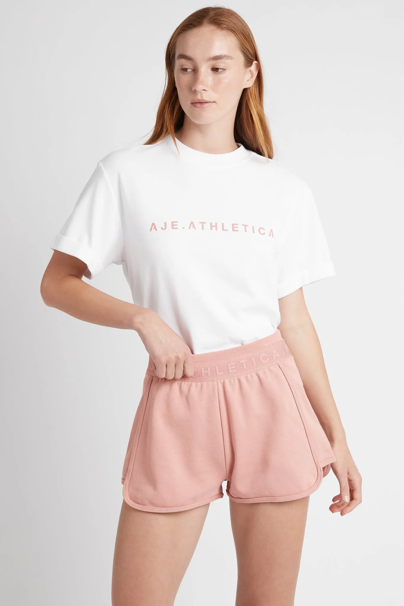 Logotape Sweat Shorts 604 sold by Aje