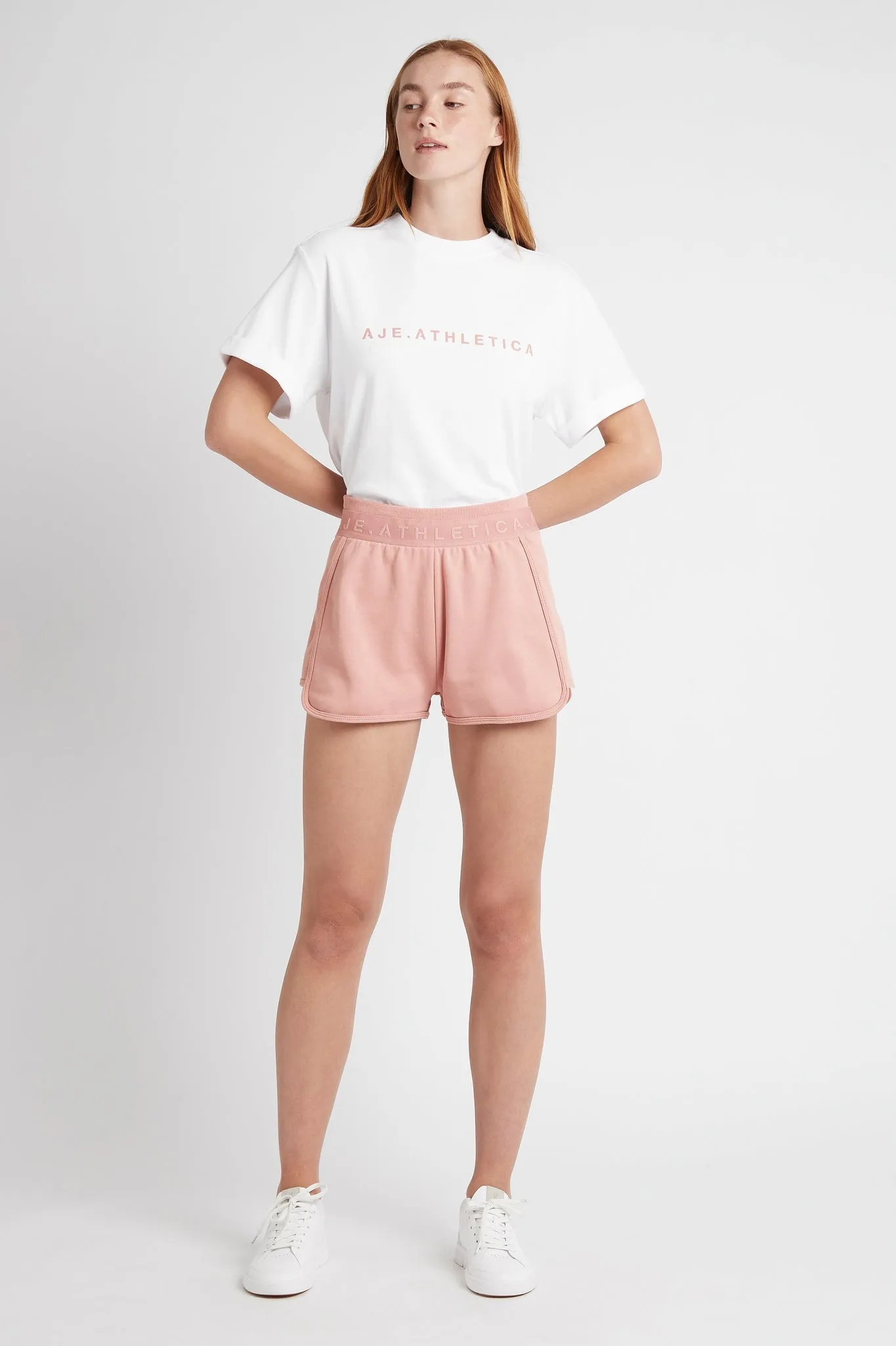 Logotape Sweat Shorts 604 sold by Aje product image thumbnail 5