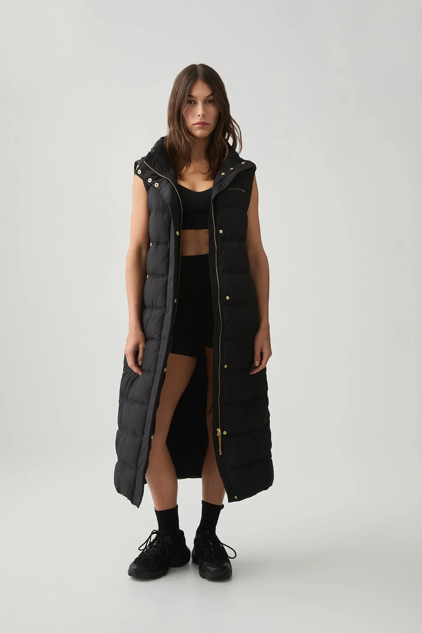 Longline Puffer Vest 765 sold by Aje