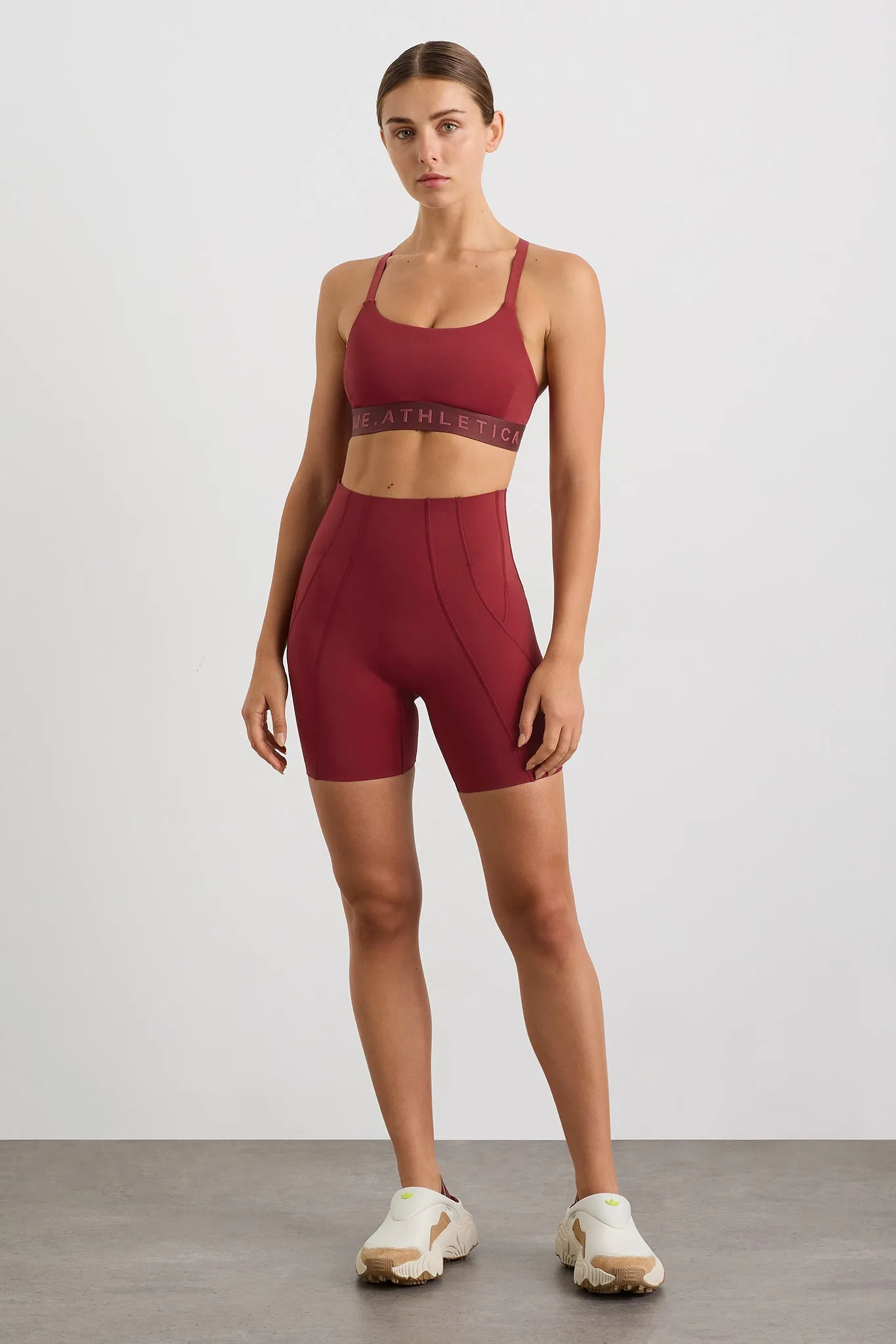 Panelled Bike Shorts 615 sold by Aje