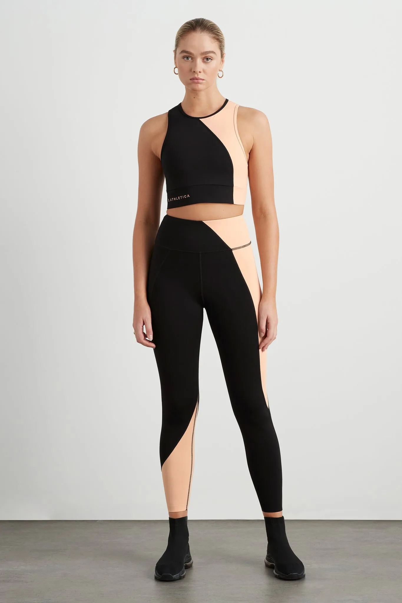 High Rise Colour Block 7/8 Legging 226 sold by Aje