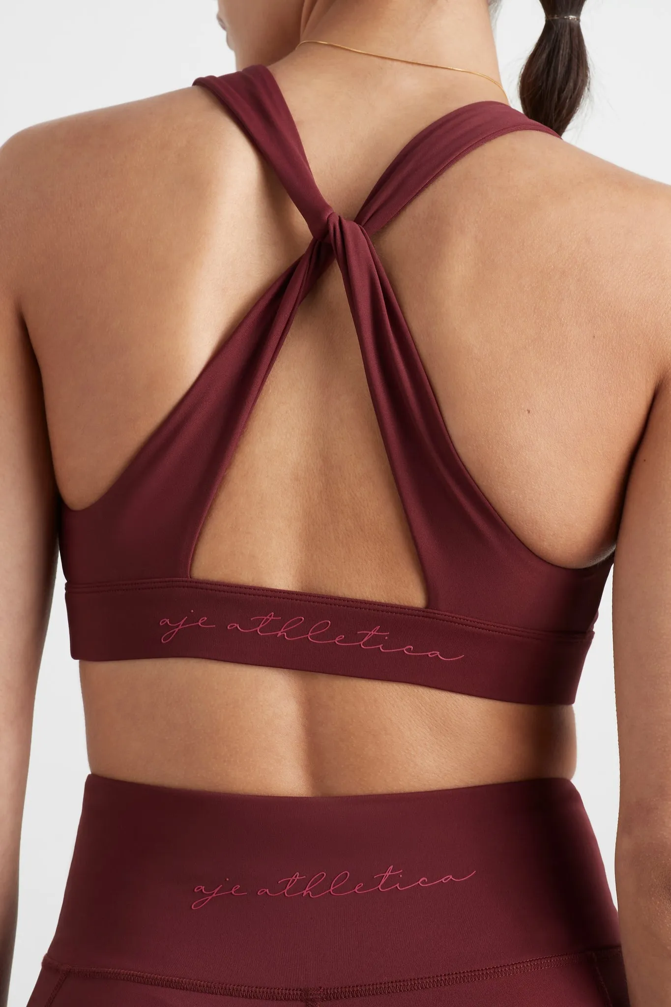 Twist Back Sports Bra 335 sold by Aje