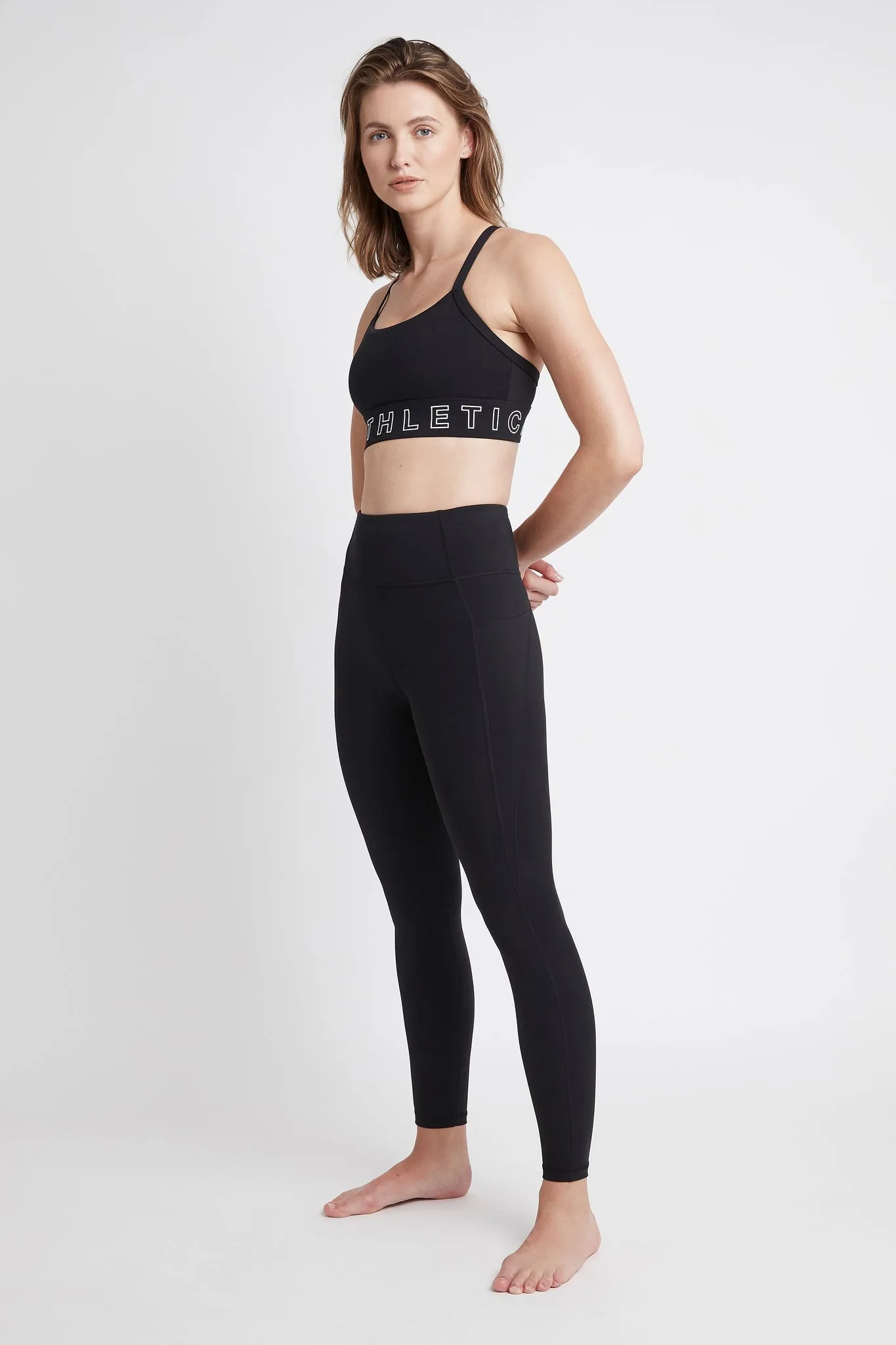High Rise Logo Full Length Legging 206 sold by Aje product image thumbnail 4