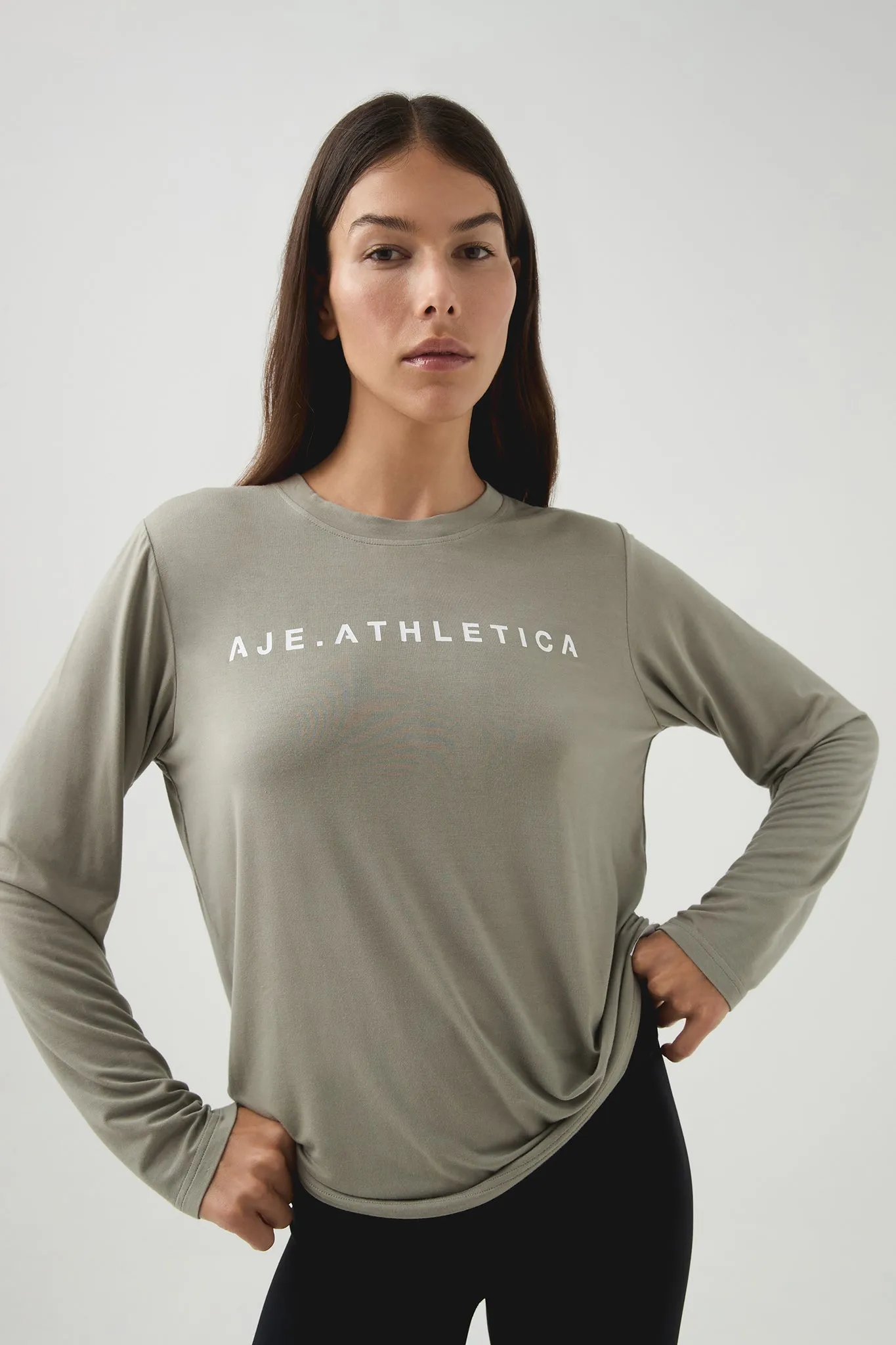 Jersey Long Sleeve Tee 130 sold by Aje product image thumbnail 3