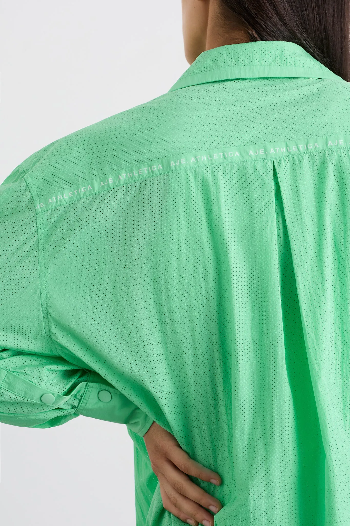 Perforated Longline Shirt 406 sold by Aje product image thumbnail 4