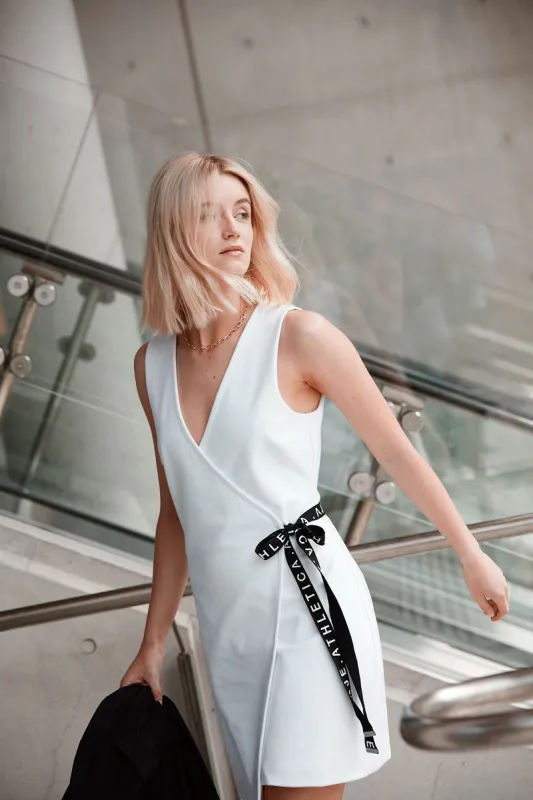 Wrap Front Mini Dress 806 sold by Aje