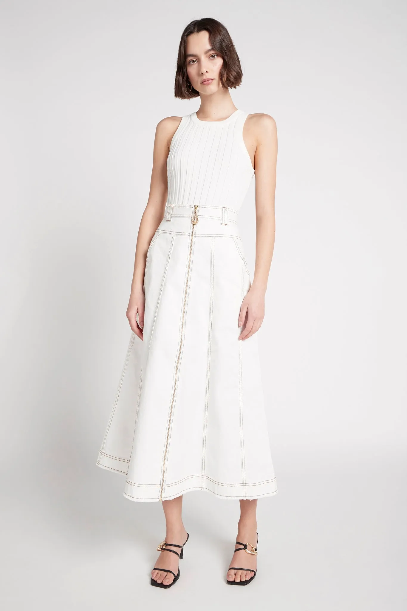 Hydra Racer Knit Ribbed Top sold by Aje product image thumbnail 5