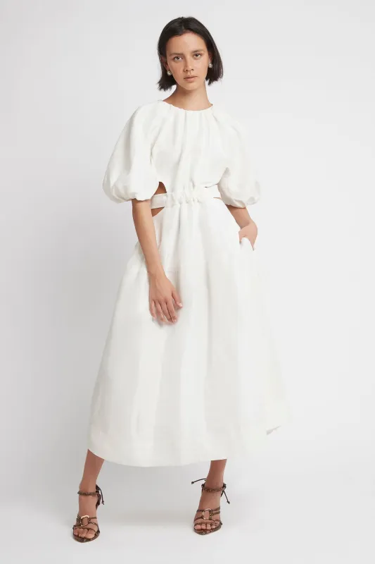 Mimosa Cutout Midi Dress sold by Aje