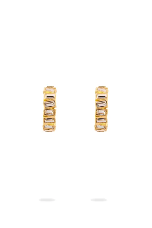 Alexine Mini Jewel Hoop sold by Aje