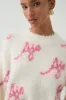 Reese Logo Knit Jumper sold by Aje