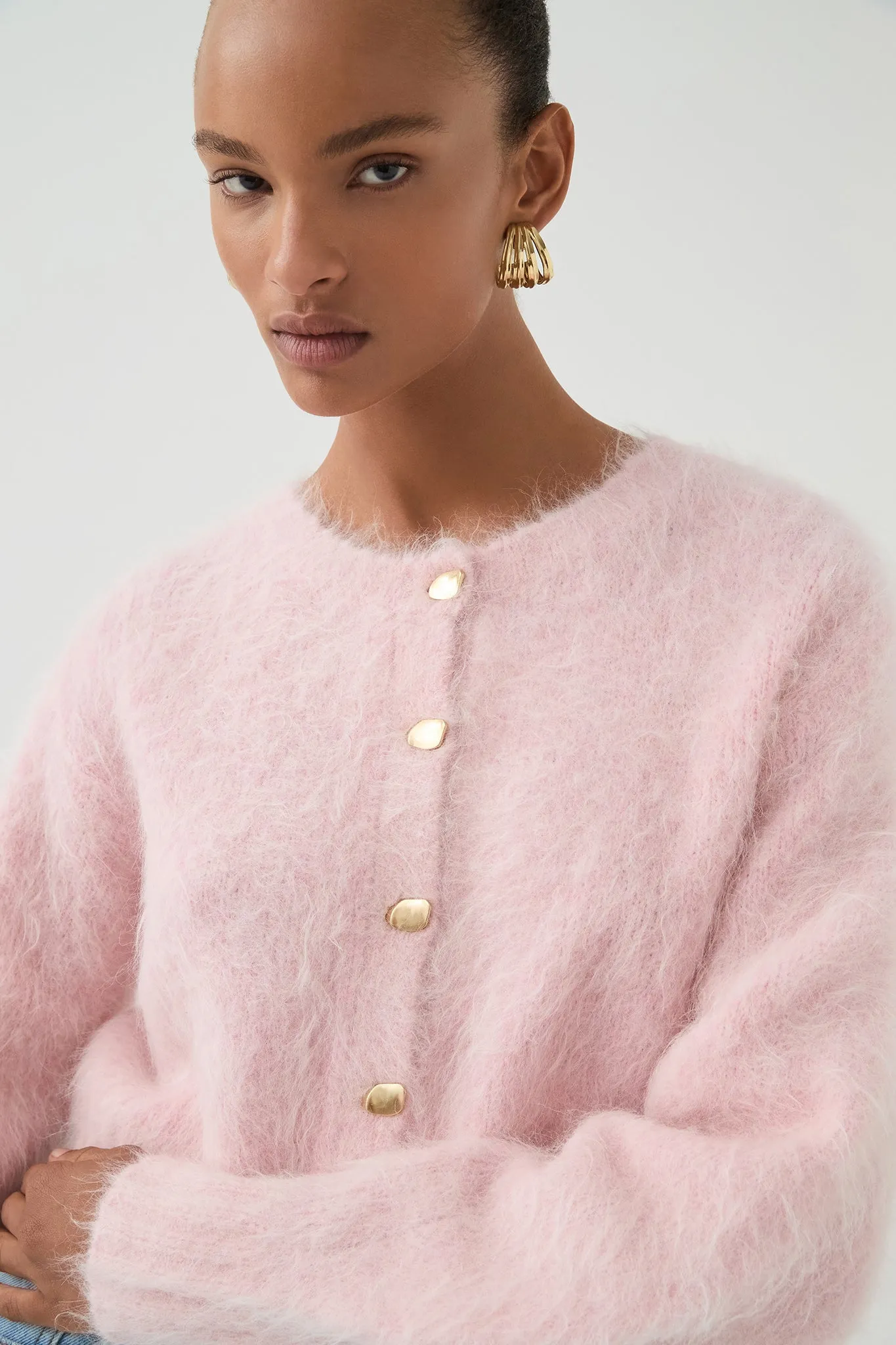 Celine Fluffy Cardigan sold by Aje product image thumbnail 4