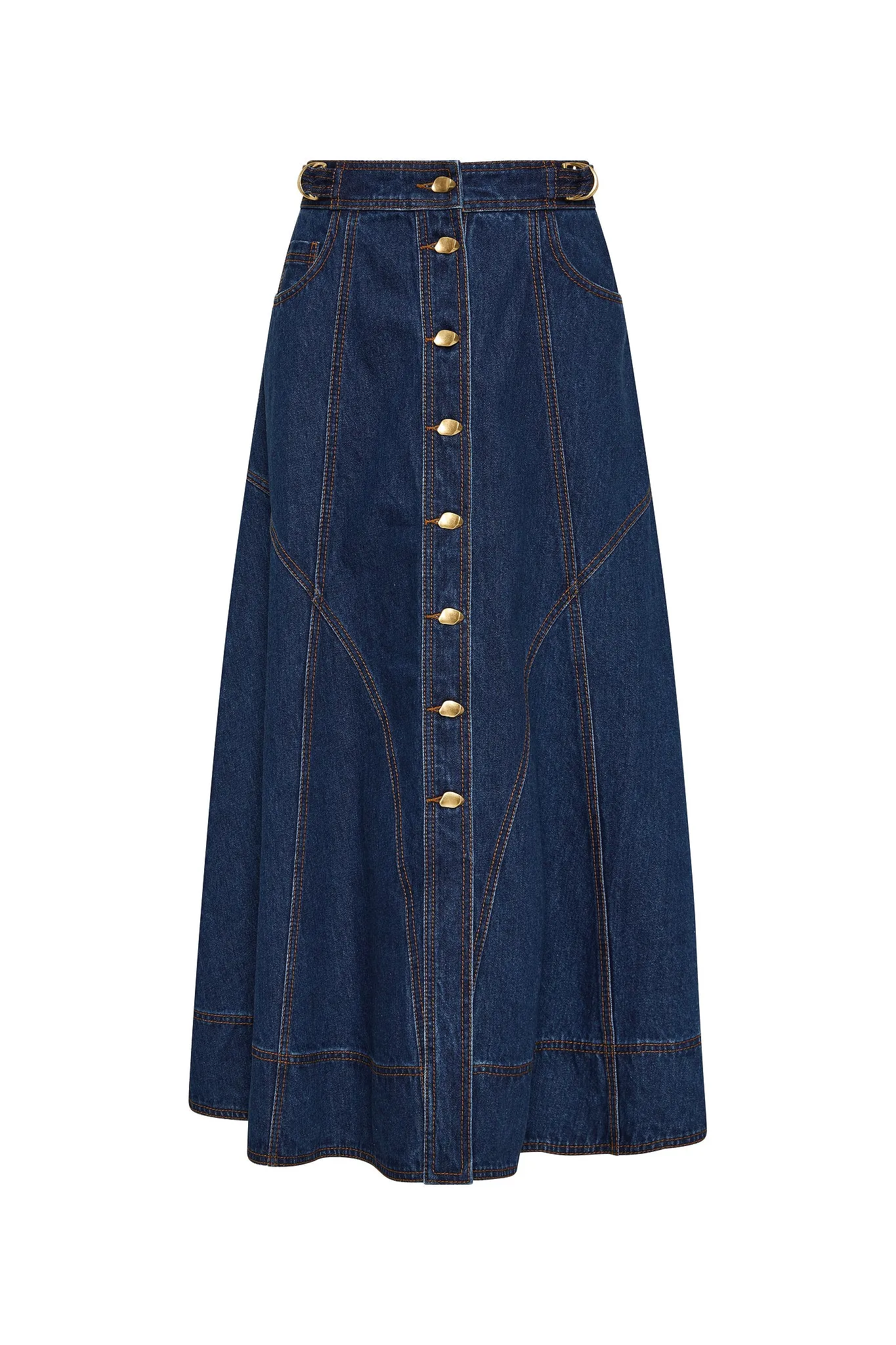 Carmen Denim Midi Skirt sold by Aje product image thumbnail 2